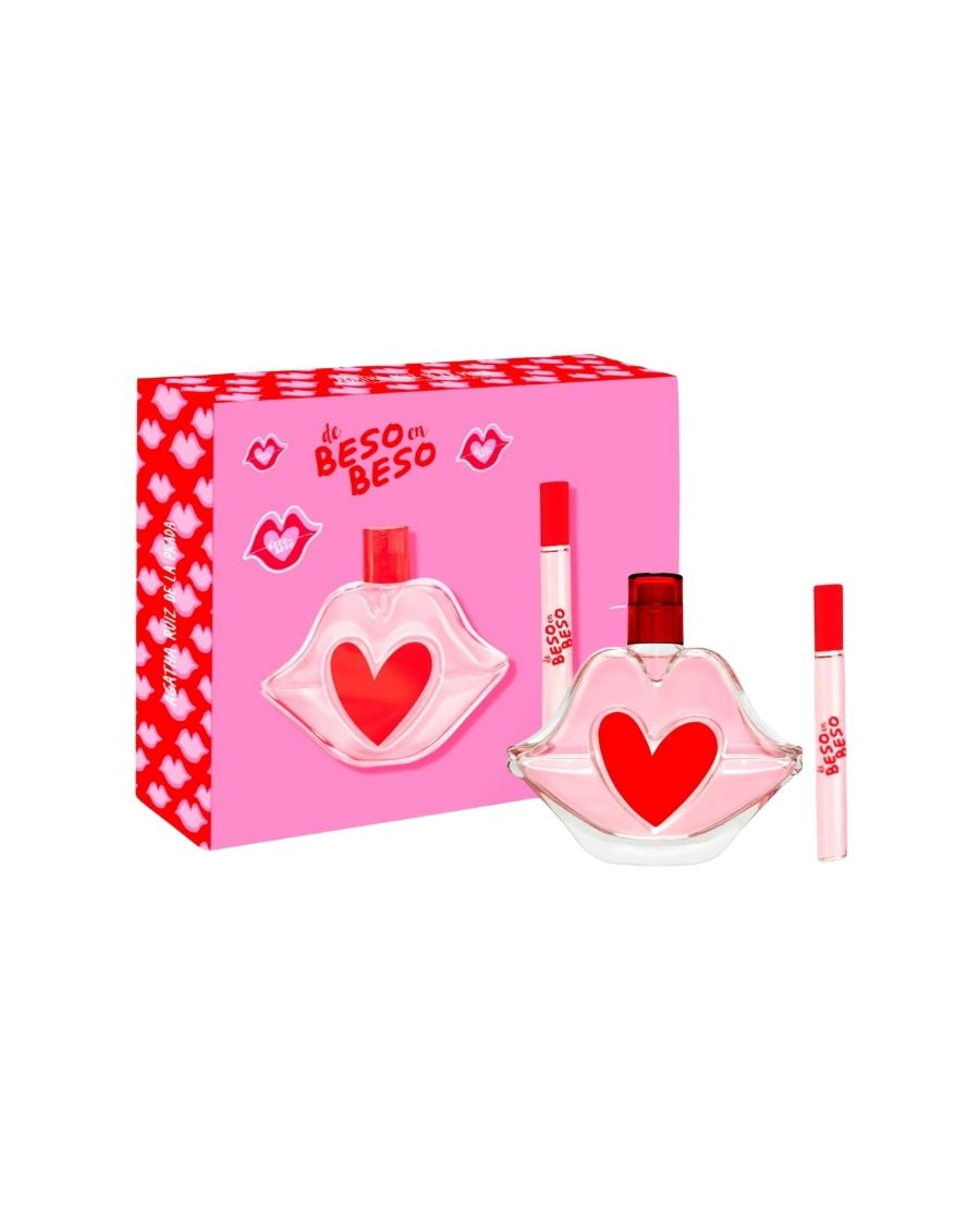Set Agatha Ruiz De La Prada De Beso en Beso (EDT 100 ml + Mini EDT 10 ml) - Ufemme