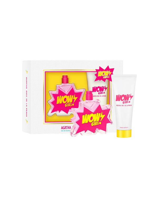 Set Agatha Ruiz De La Prada Wow Girl! (perfume 80 ml + body lotion 75 ml) mujer