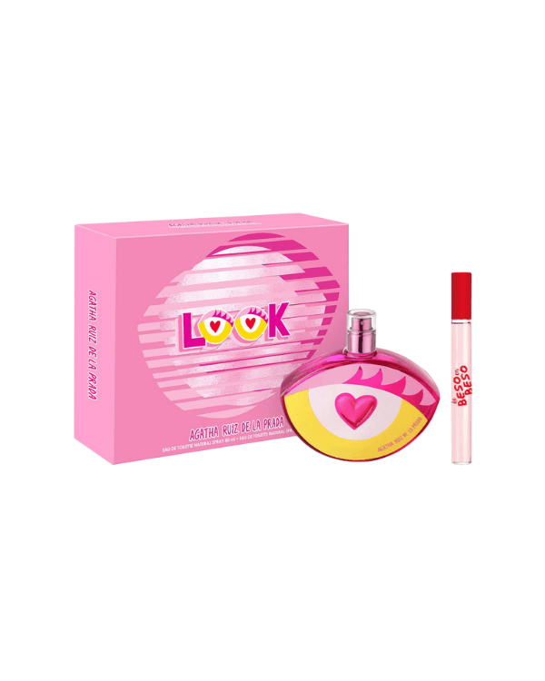 Set Agatha Ruiz de la Prada Look (look 80 ml + de beso en beso 10 ml) mujer