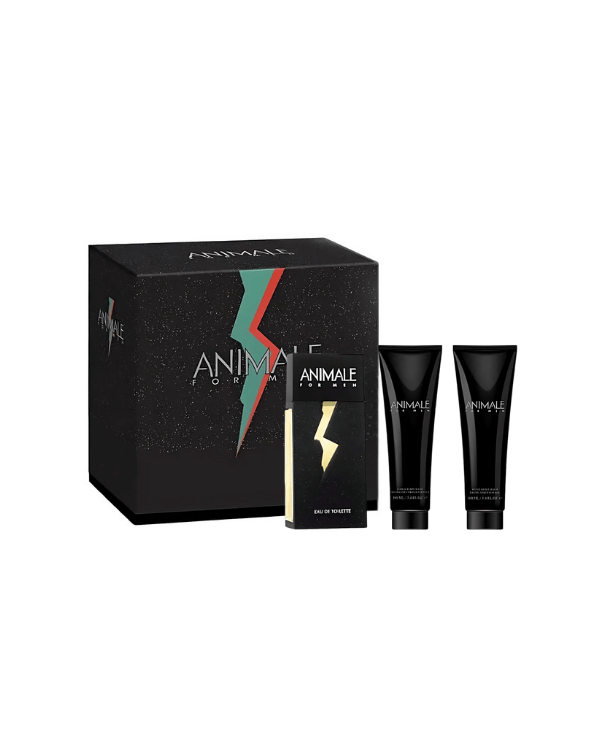 Set Animale For Men (perfume 100 ml + gel ducha 100 ml + after shave 100 ml) hombre