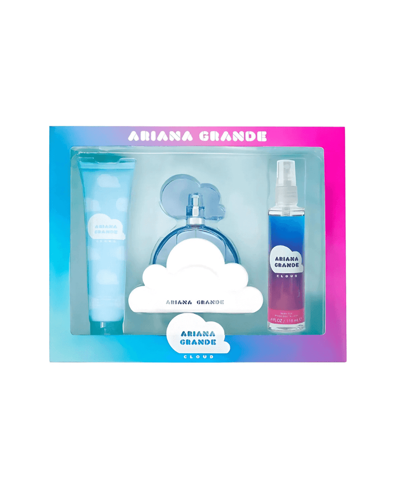 Set Ariana Grande Cloud (perfume 100 ml + body lotion 100 ml + mist 118 ml) mujer