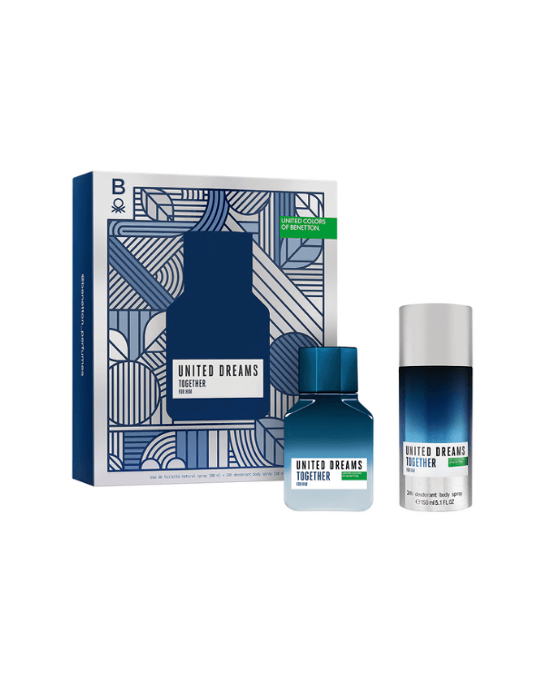 Set Benetton United Dreams Together (perfume 100 ml + body spray 150 ml) Ufemme