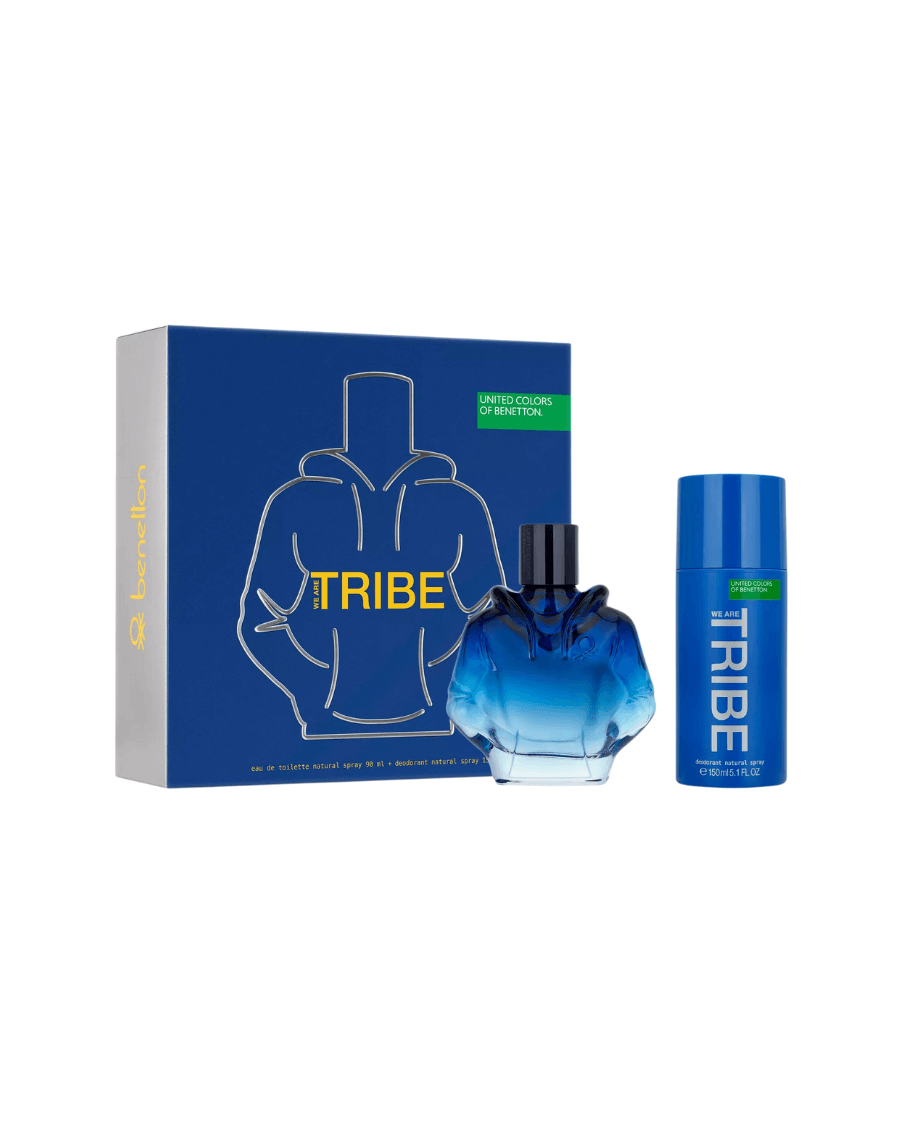 Set Benetton We Are Tribe (EDT 90 ml + Desodorante 150 ml) Hombre