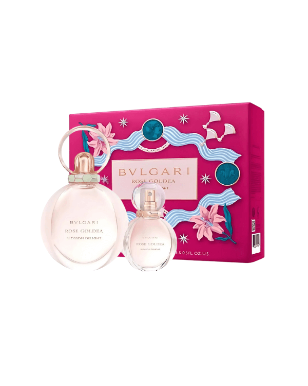 Set Bvlgari Rose Goldea Blossom Delight (perfume 75 ml + mini 15 ml) - Ufemme