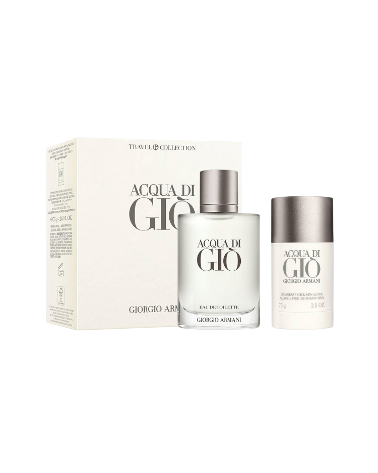 Set Giorgio Armani Acqua Di Gio (perfume 100 ml + desodorante barra 75 gr ) Ufemme