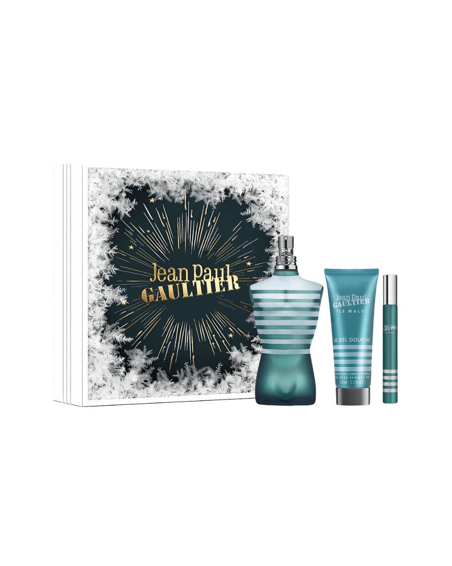 Set Jean Paul Gaultier Le Male (perfume 125 ml + mini 10 ml + gel ducha 75 ml) hombre