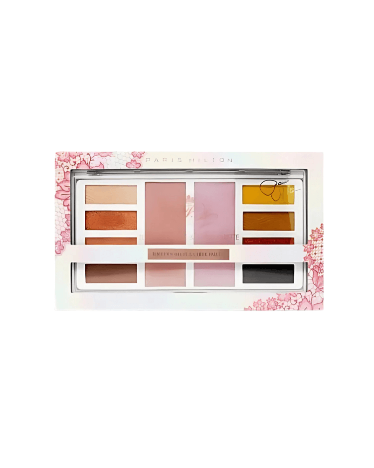 Set Paris Hilton  Maquillaje Temptation & Cheek Palette (8 sombras + 2 rubores) - Ufemme
