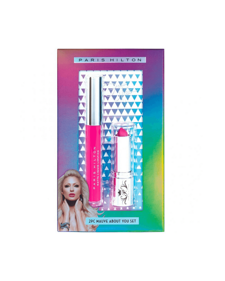 Set Paris Hilton | Mauve About you (labial líquido 3 ml + Lapiz labial 3.5 gr) - Ufemme