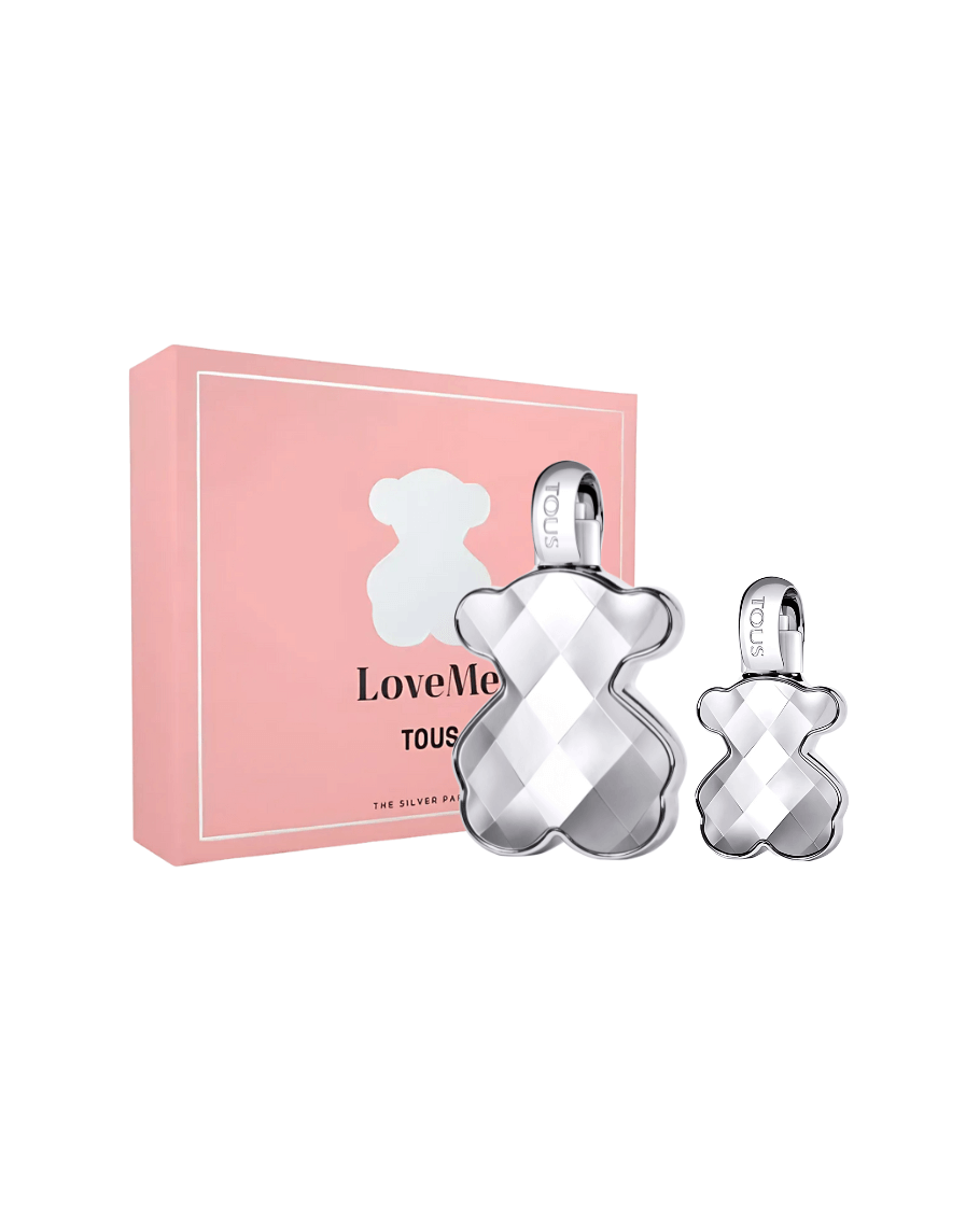 Set Tous LoveMe Silver (perfume 90 ml + mini 30 ml) mujer