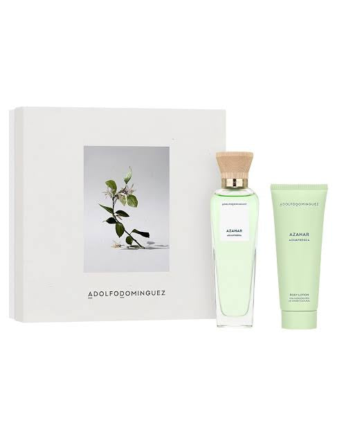 Set Adolfo Domínguez Agua Fresca Azahar (perfume 120 ml + body lotion 75 ml) mujer