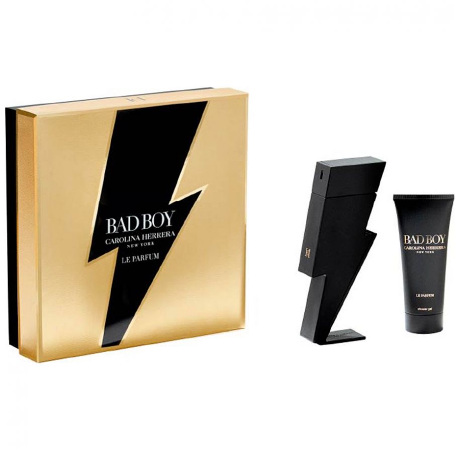 Set Carolina Herrera Bad Boy Le Parfum (perfume 100 ml + gel de baño 100 ml) hombre