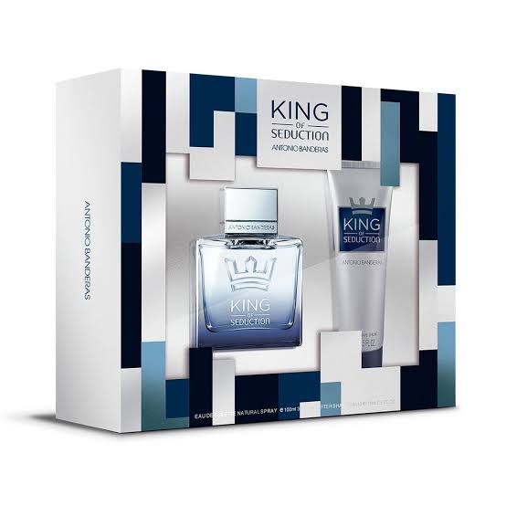 Set Antonio Banderas King Of Seduction (perfume 100 ml + after shave 75 ml) hombre